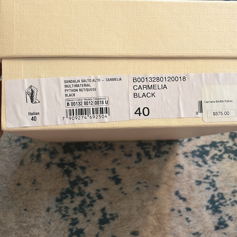 Stunning Black Python Alexandre Birman Stilettos … - image 6